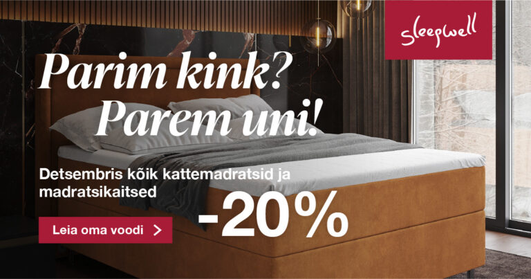Sleepwell. Talvekampaania. Soodis. Sleepwell madratsid. Sleepwell topid. madratsikatted. kontinentaalvoodid. jenkki voodid.