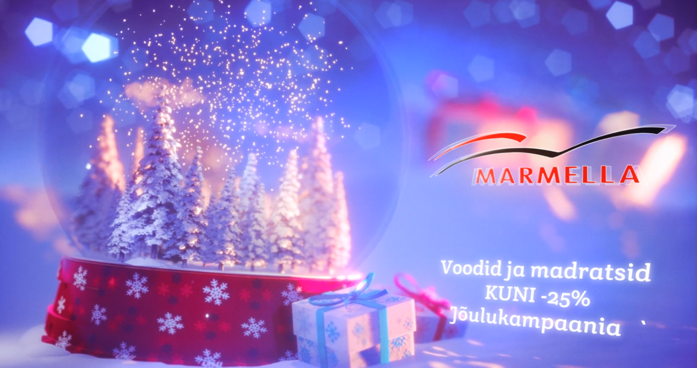 Marmella. Voodid. Kontinentaalvoodid. Kampaania. Jõulud
